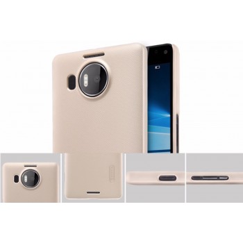 Lumia 950 xl dėklas auksinis "Nillkin" Frosted Shield + plėvelė